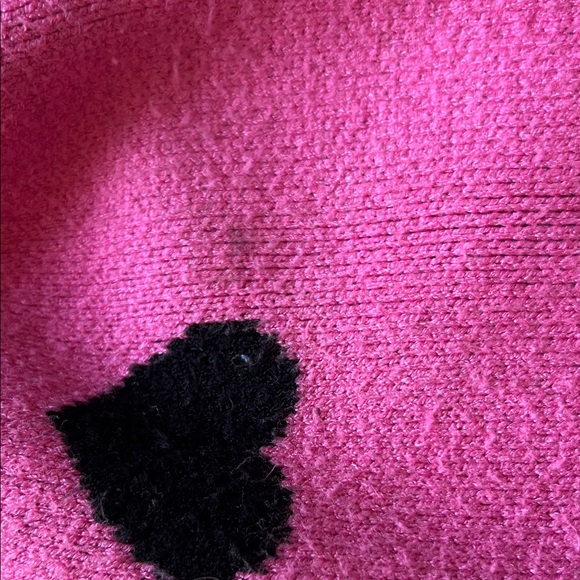Pink Heart Pattern Sweater - Picture 6 of 8